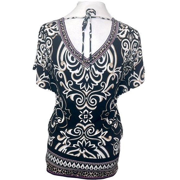 WHBM Abstract Printed  Blouse - Picture 5 of 6